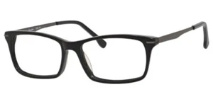 ESQUIRE EQ1500 OCCHIALI DA VISTA UOMO PLASTICA 53-16-145 NERI CON CUSTODIA MORBIDA - Foto 1 di 1