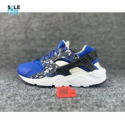 Nike Air Huarache Run PRINT GS Azul Camuflaje Zapatos 704943-400 Foto 1 de 4