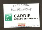 Cuve Spciale CARDIF   tiquette  champagne Vautrain (CARDIF Groupe BNP PARIBAS