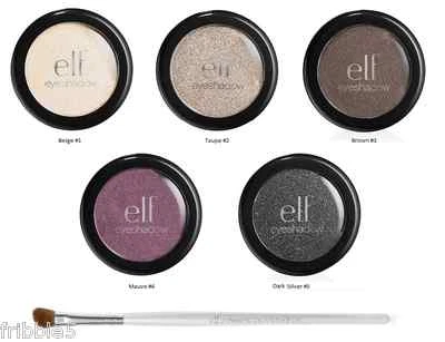 e.l.f. Single Color Eye Shadow PICK YOUR COLOR ELF w/Defining Brush Free S&H - Image 1 of 4