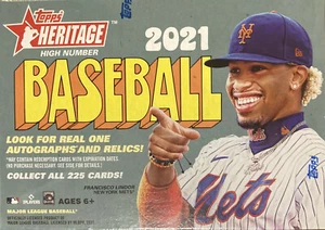 Caja bláster de béisbol Topps Heritage 2021 de alto número — sellada de fábrica - Imagen 1 de 2