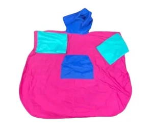 Vintage 80’s RARE Ann Original Seattle Color Block Unique Pullover Raincoat - Bild 1 von 4