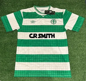 GLASGOW CELTIC CENTENARY RETRO SHIRT 1988 NEW - Picture 1 of 2