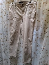 1822 Denim Womens Jeans 16 Beige Tan  Twill 