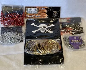 Halloween - Cosplay - PIRATE COSTUME ACCESSORIES 6 Bags - All Brand New-See Pix - Picture 1 of 2
