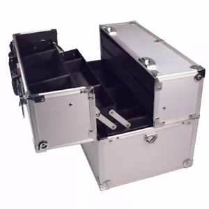Friseur Kosmetik Beauty Schmink Utensilien Werkzeug koffer Tool box Case, 64222 - Bild 1 von 8