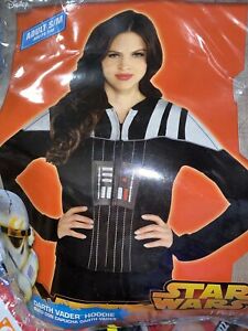 Star Wars Darth Vader Zip Up Hoodie Halloween costume S/M