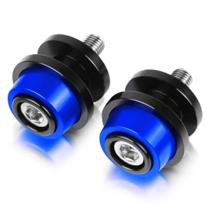8MM Motorcycle Accessories Swingarm Sliders FOR DUCATI YAMAHA ALL Blue New 8MM - Picture 1 of 12