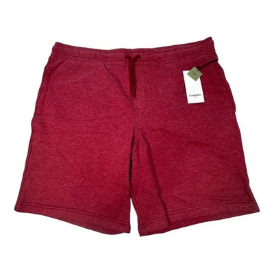 Shorts de malha Goodfellow & Co masculino vermelho urze lã lounge casual relaxado - Imagem 1 de 4