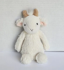 Juguete de peluche para bebé Jellycat Bashful Goat blanco crema animal de peluche retirado pequeño 8" - Imagen 1 de 9