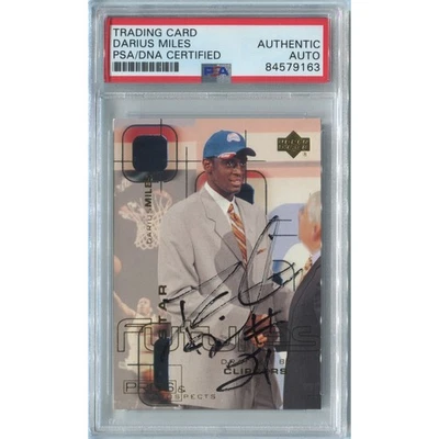 Darius Miles 2000 Upper Deck Pros & Prospects Star Futures RC Auto PSA/DNA - Imagem 1 de 2