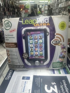 Brand newLeapFrog LeapPad Ultra Pink Learning Tablet/ 11 Apps included $80 value - Picture 1 of 4