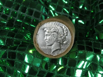 ROLL OF 20 SILVER PEACE DOLLARS 1926 END / 1934 END WW154 - Image 1 of 4