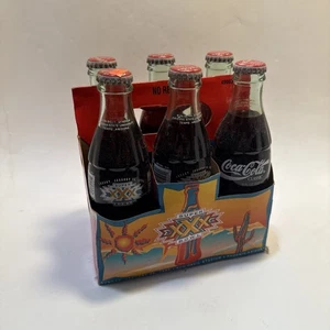 De colección Super Bowl XXX Coca-Cola 28 de enero de 1996 - Paquete de 6 botellas completas - Imagen 1 de 8