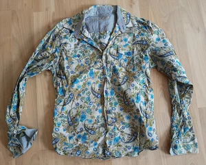 Energie Beautiful Shirt Size S TOP Blumenmuster Pattern - Imagen 1 de 4