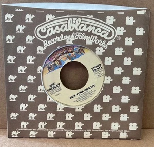Ace Frehley: New York Groove 7"/45 Casablanca sleeve, KISS - Picture 1 of 2