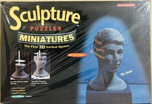 Vintage 1995 Skulptur Puzzle Miniatur Der Kopf. 3D Vertikal Stichsäge. Nagelneu - Bild 1 von 12