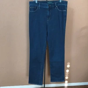 Jeans Polo Co Ralph Lauren Para Mujer Calce Clásico Azul Denim Jeans Talla 14 - Imagen 1 de 8