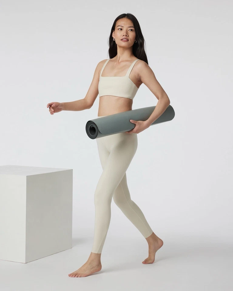 Conjunto de sujetador deportivo Vuori Leggings Evolve para mujer XS crema gimnasio yoga Foto 1 de 4