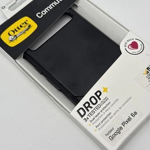OtterBox Google Pixel 6a Black Commuter Case Dual-Material Hard Cover - Picture 1 of 13