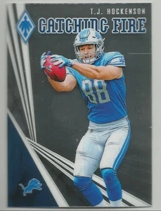 Panini Phoenix T.J. Hockenson 2019 en Llamas Inserto #9 Detroit Lions - Imagen 1 de 1