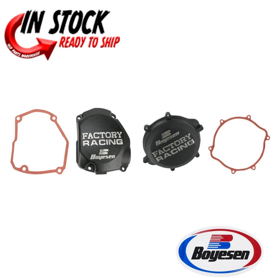 KIT CUBIERTA ENCENDIDO/EMBRAGUE BOYESEN FÁBRICA CON JUNTAS 1998-2008 RM125 Foto 1 de 3