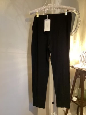 MASAI New Ribbed Jersey PULL ON BLACK ‘Persan’ LEGGINGS/TROUSERS Size L Plus - Image 1 of 2
