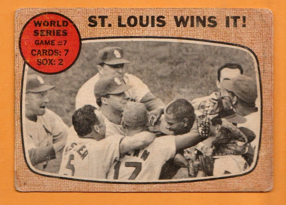 Venezuelan Topps 1968 Bob Gibson World Series '67 jogo 7 #157 Ptd na Venezuela - Imagem 1 de 2