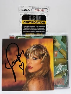 LONG AUTO Taylor Swift Signed The Life Of A Showgirl CD JSA COA Photo 1 ❤️ RARE - Picture 1 of 2