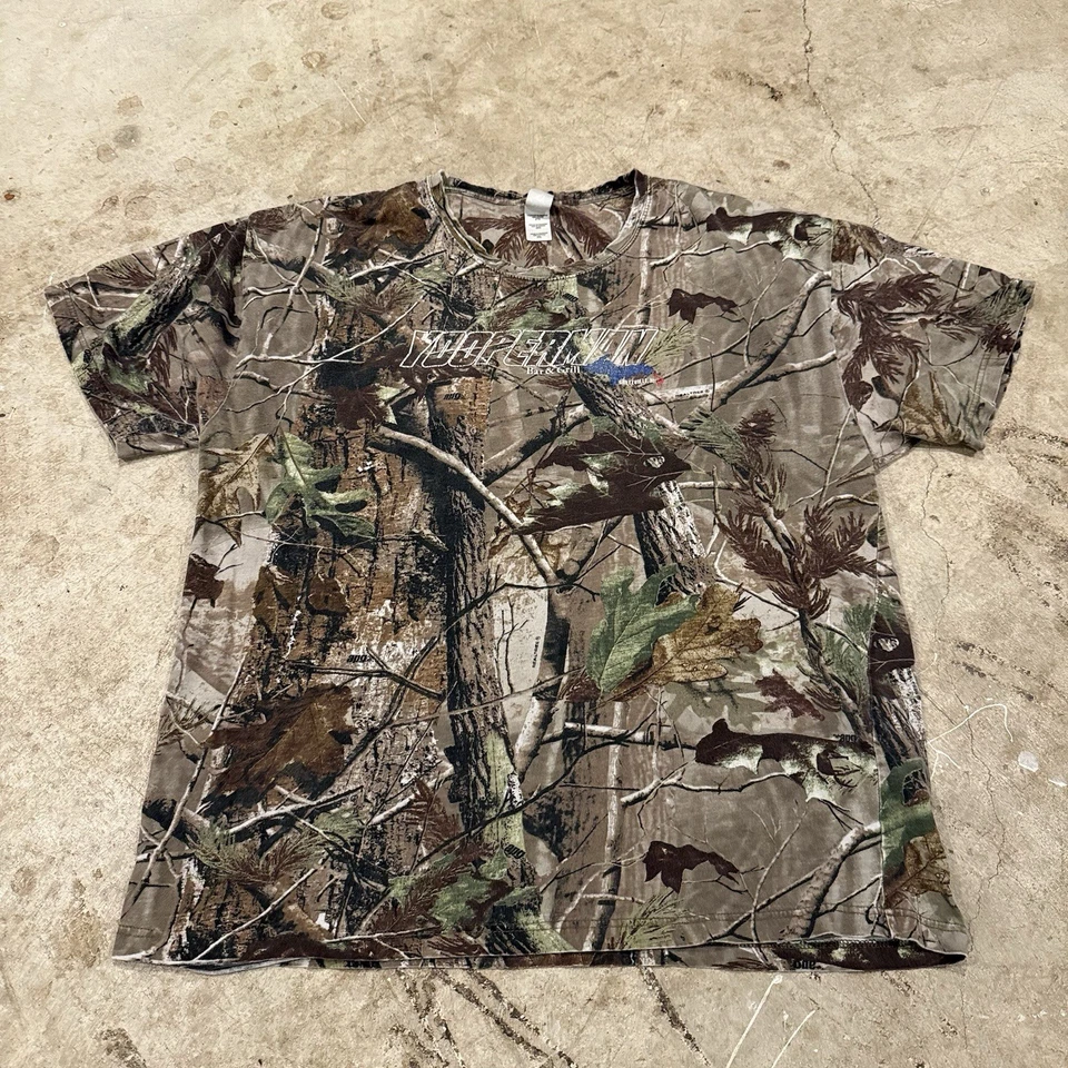 Yooperman Men’s Camo T Shirt 2XL Realtree Code V Camouflage Hunting Outdoors - Image 1 of 4