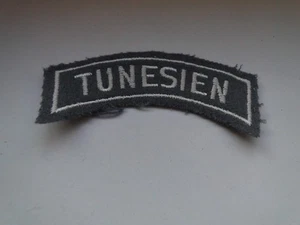 Bundeswehr Schulter Einsatzabzeichen  Tunesien  9x3  cm in grau - Bild 1 von 1