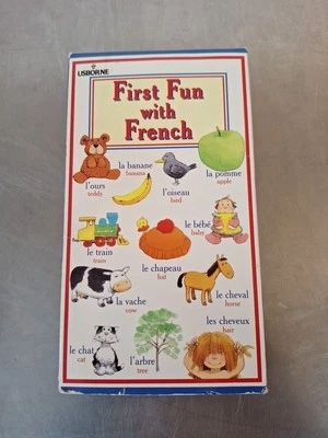 Usbourne - First Fun With French - Vhs Tape Beginners Guide - Image 1 of 4