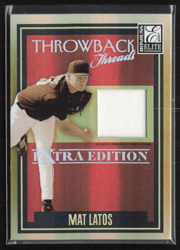 Donruss Elite 2007 edición extra Throwback Threads/500 Mat Latos #TT-ML Foto 1 de 2