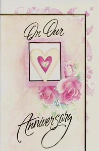 Tarjeta de felicitación - En nuestro aniversario (con sobre blanco) - Imagen 1 de 3