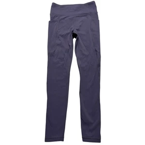 Athleta Girl High Rise Stash Your Treasures Legging in Blue / Gray - M (8-10) - Picture 1 of 9