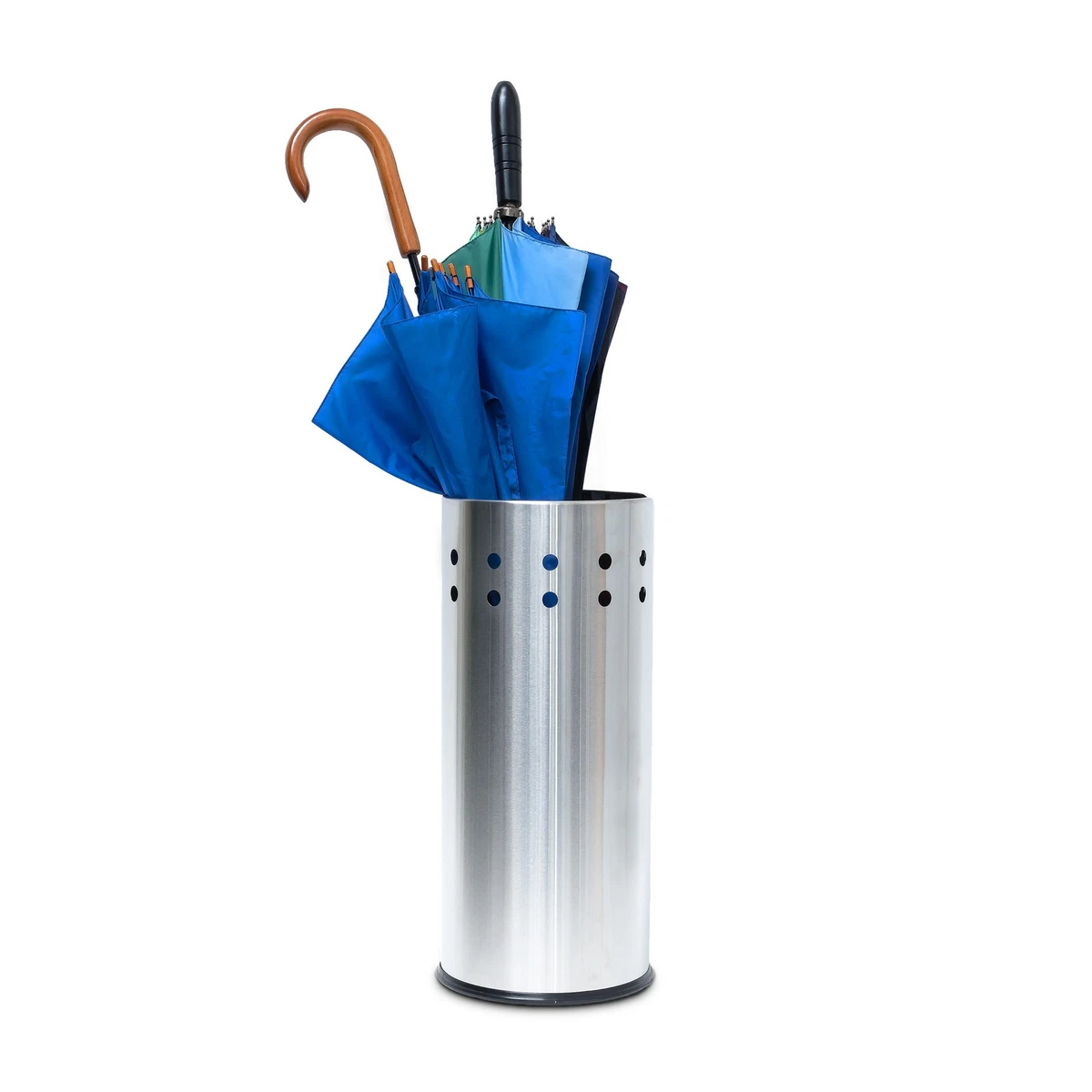 Schirmständer Aus Metall Rund – Regenschirmhalter Für Eingang, Büro, Zuhause, Wasserfest, Ca. 42 X 15 Cm