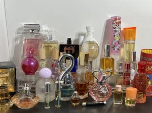 Womens Perfume Collection Lot of 29 Fragrance Brand Avon Versace Yurman & Other - Picture 1 of 15