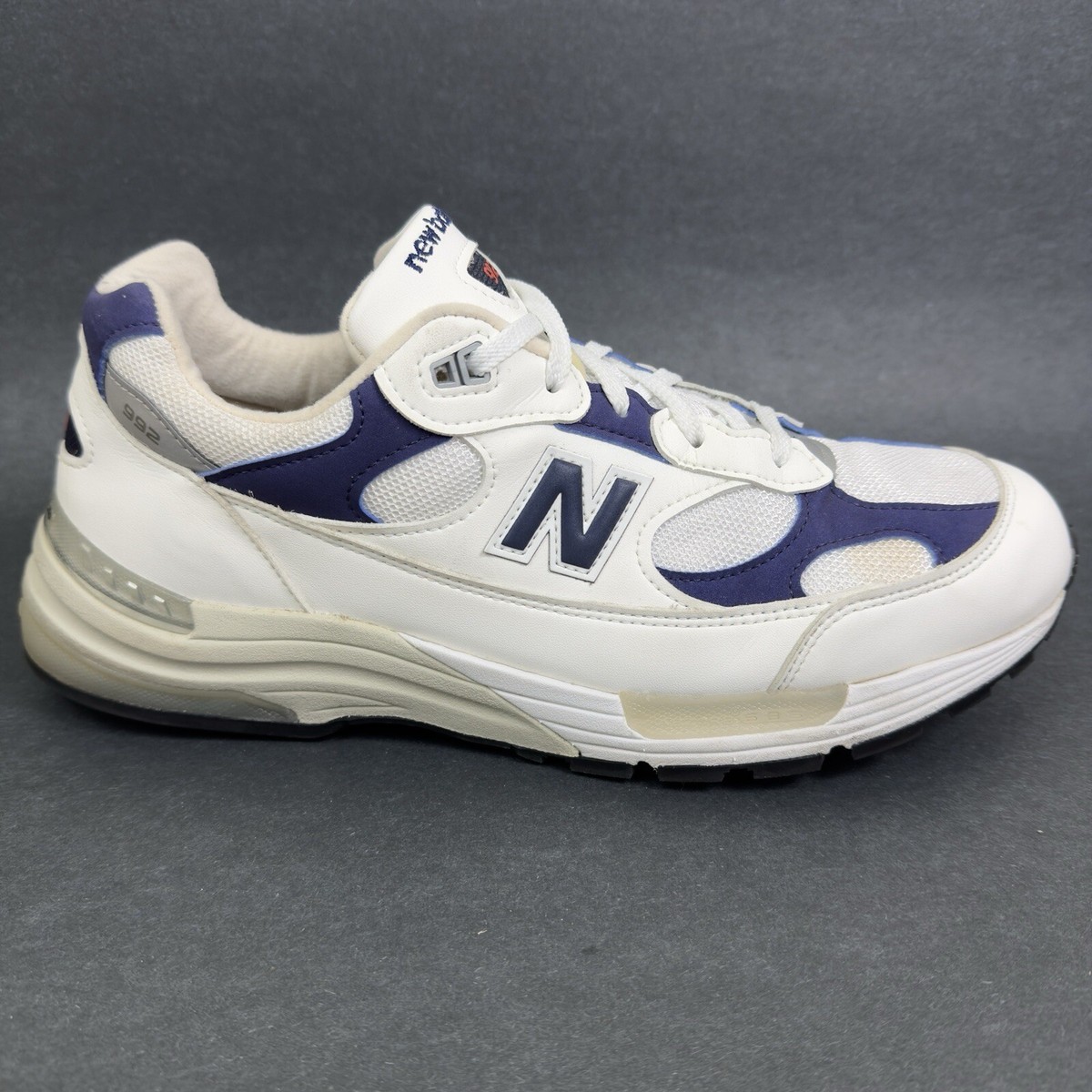 New Balance 992 Made in USA White Navy for Sale New Balance 992 Made in USA White Navy for Sale