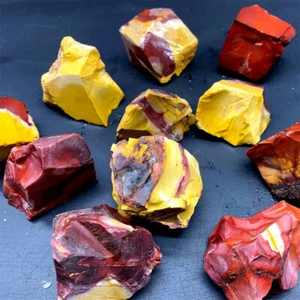 Irregular Egg Yolk Natural Raw Rough Stone Healing Crystal Quartz Mineral 100g - Picture 1 of 9