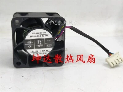 1 PCS  DWPH Fan EFC-04G12W-BP01  DC12V 1.00A 4028 4CM 4-Pin Double Ball  fan - Image 1 of 2
