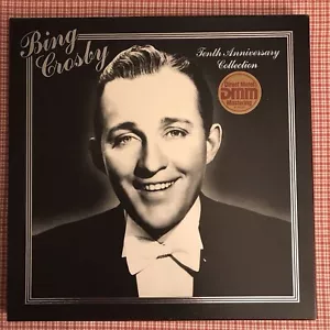 BING CROSBY ~ TENTH ANNIVERSARY COLLECTION ~ 1987 UK 73-TRACK VINYL 3-LP BOX SET - Picture 1 of 8