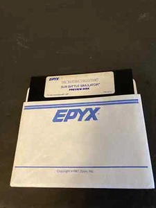C64 Epyx Sub Battle Simulator Preview Disk, molto raro, collezione Masters 1987 - Foto 1 di 1
