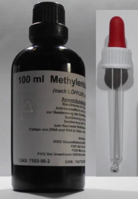 100 ml Methylenblaulösung 1%ig nach LÖFFLER, USP pharma, leicht alkalisch