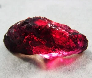 32,75 ct natürlicher Chrom Pyrop roter Granat Facette grober loser Edelstein ... - Bild 1 von 8