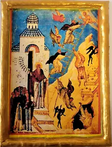 Ladder of Divine Ascent St. John Climacus Ecclesiastical Eastern Orthodox Icon - Picture 1 of 6