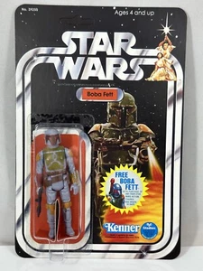 Vintage Kenner Star Wars Custom Boba Fett MOC 20 Back - Picture 1 of 3