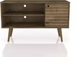 Liberty Mid Century Modern TV Stand for Televisions up to 46 Inches, Bedroom and - Picture 1 of 10