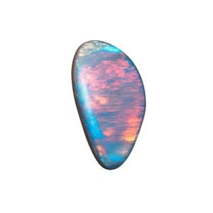 0.78 CT Mintabie Doublet Australian Solid Natural Polished Opal - Picture 1 of 1