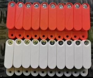 Streckenbegrenzung zum verschrauben ca.1m 20er Set Rot/Weiss für Turbo Racing - Bild 1 von 6