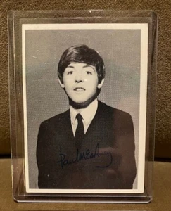 The BEATLES - 1964 TOPPS Black & White 3rd Series card #160 PAUL McCARTNEY - Bild 1 von 2